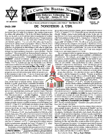 Autumn 1999 newsletter in Spanish
