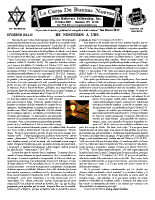 Winter 2014-15 newsletter in Spanish